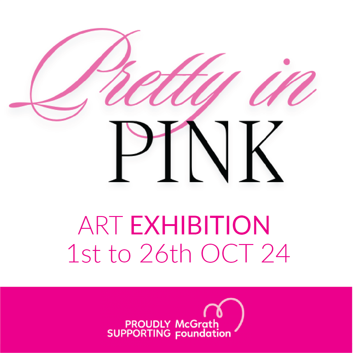 Pretty in Pink - Studio One Noosa Art Fundraiser - Studio One Noosa