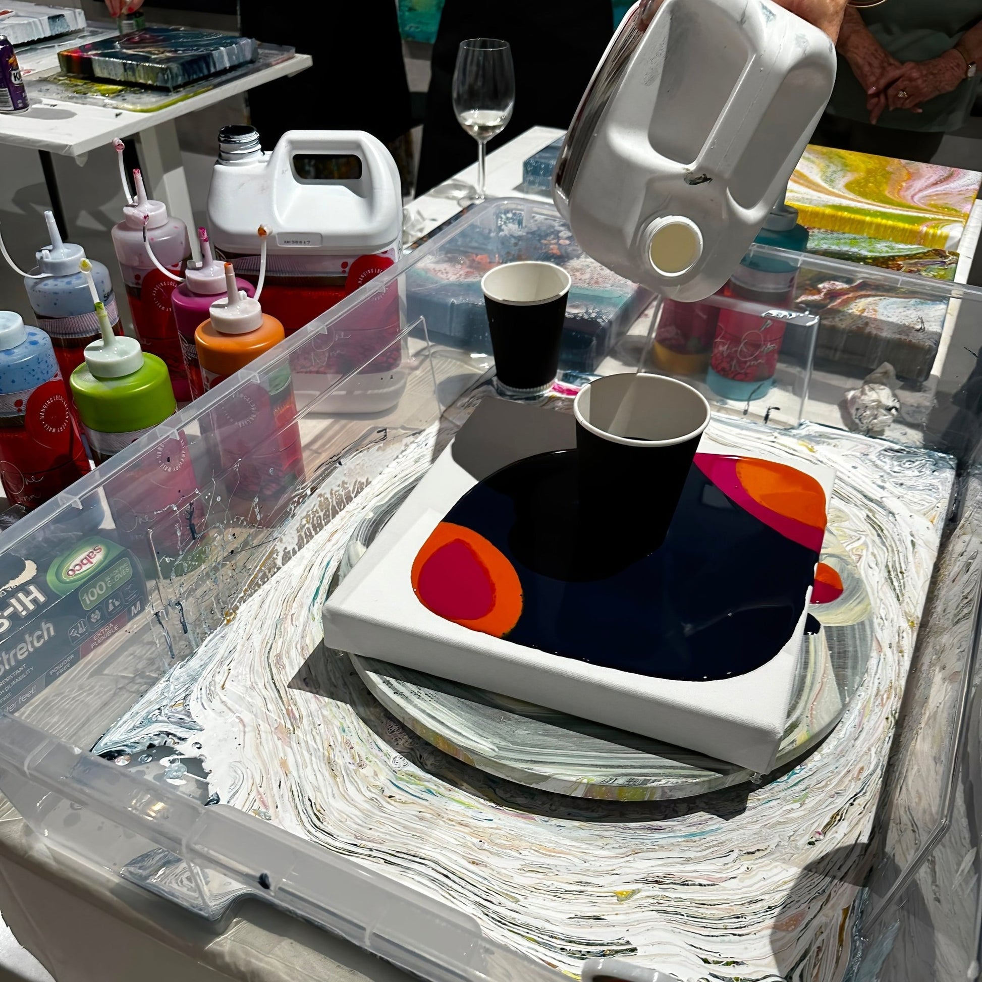 11th October 24 - Sip & Pour - Colour Chemistry Workshop - 5:30PM to 8:00PM - Studio One Noosa