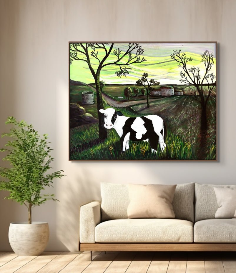 A Cow in a French Farm - Fine Art Prints - Studio One Noosa