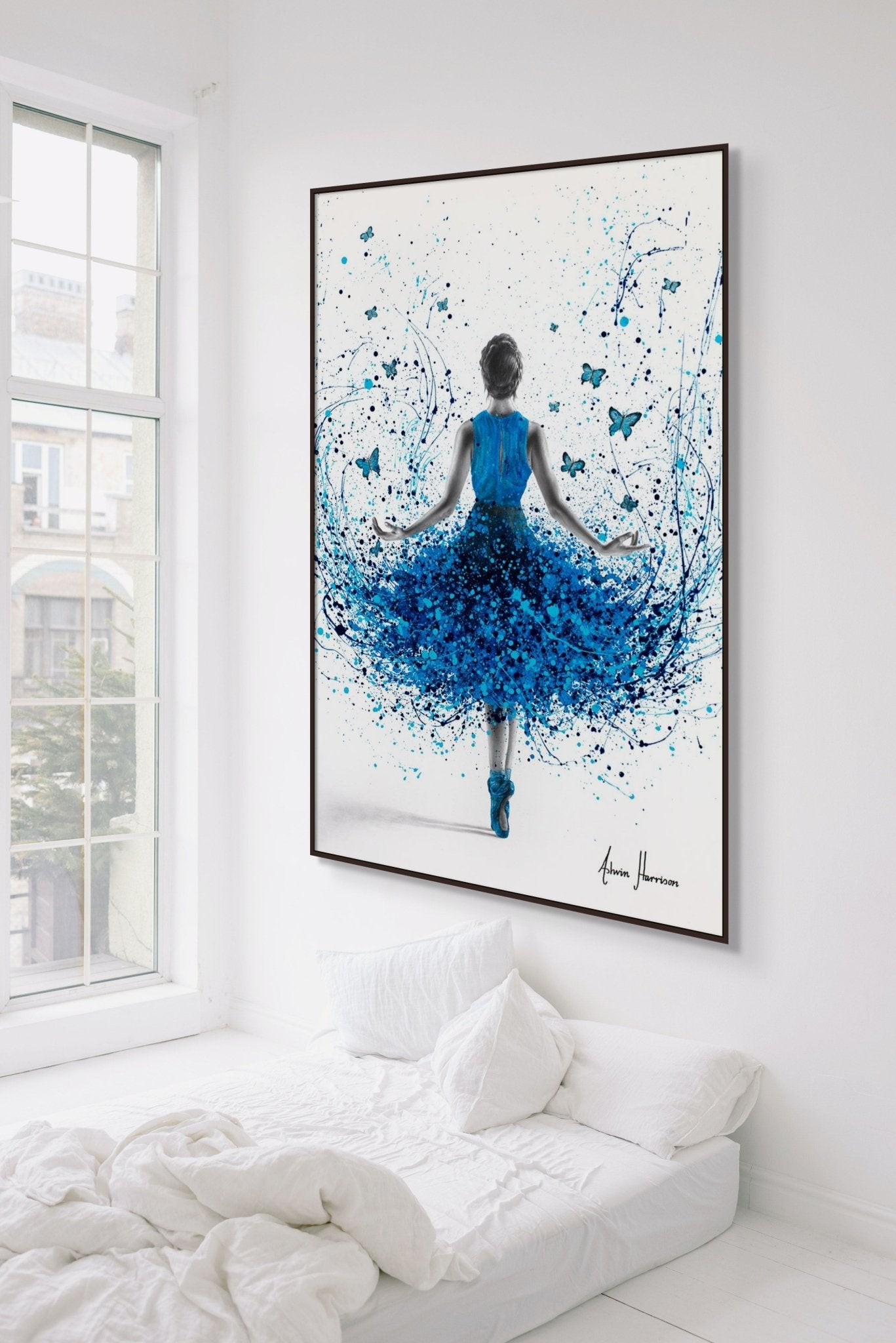 Butterfly Ballerina - Limited Edition Hand Embellished Fine Art Giclée Prints - Studio One Noosa