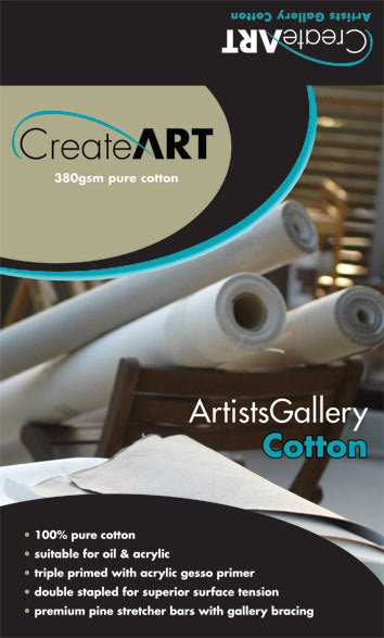 CreateArt Artists Gallery Cotton - 35mm Deep - Studio One Noosa