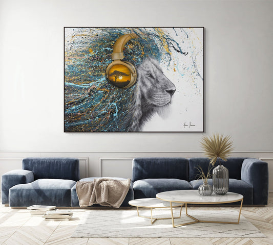 Horizon Harmony Lion - Limited Edition Fine Art Giclée Prints - Studio One Noosa