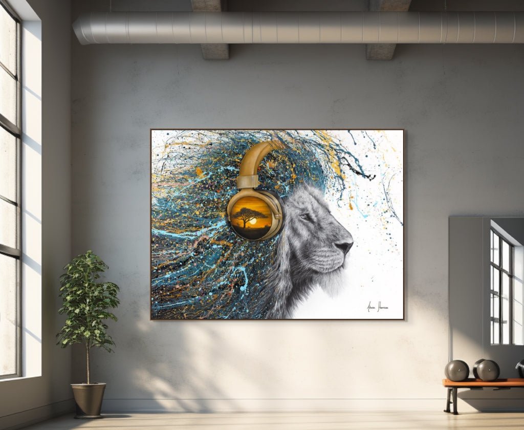 Horizon Harmony Lion - Limited Edition Fine Art Giclée Prints - Studio One Noosa