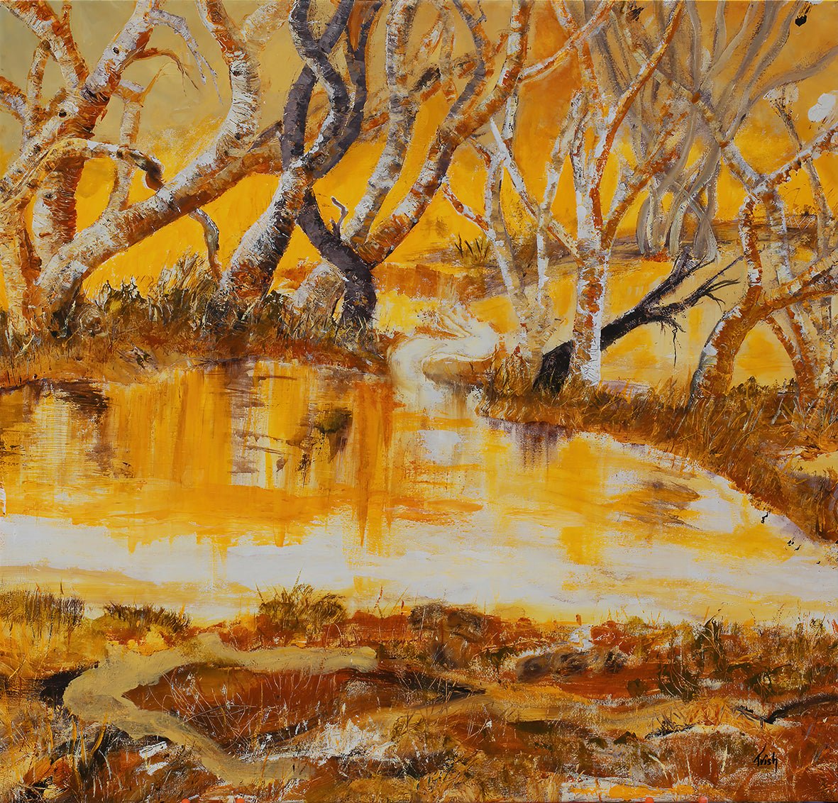 Morning on the Paroo River - Fine Art Print - Studio One Noosa