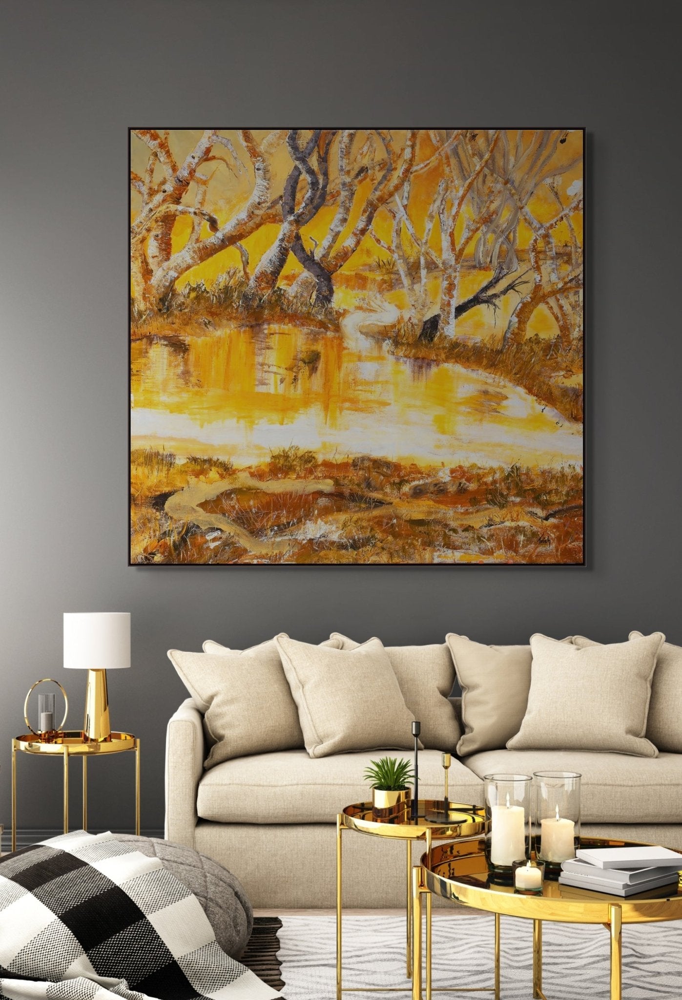 Morning on the Paroo River - Fine Art Print - Studio One Noosa