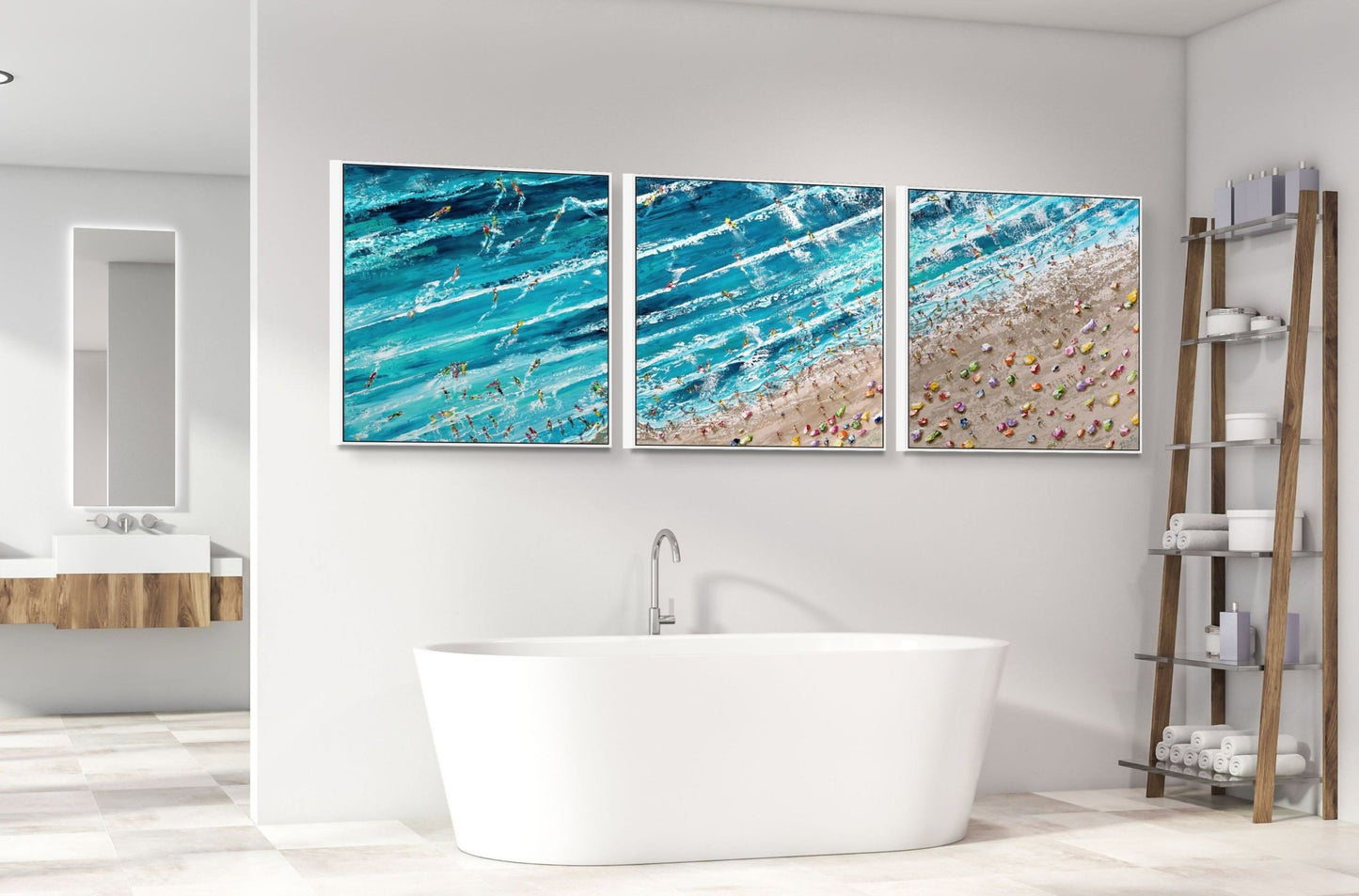 Noosa Main Beach - Triptych - Fine Art Prints - LIMITED EDITION - Studio One Noosa