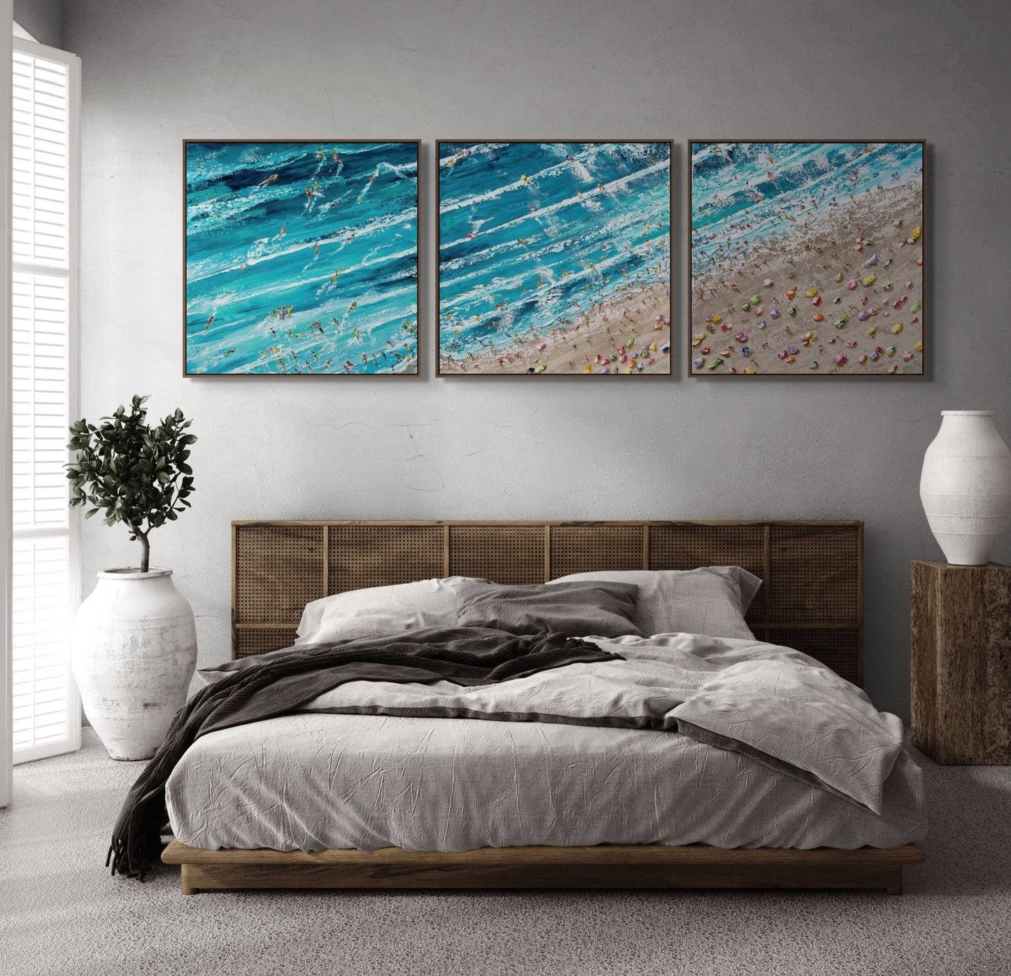 Noosa Main Beach - Triptych - Fine Art Prints - LIMITED EDITION - Studio One Noosa