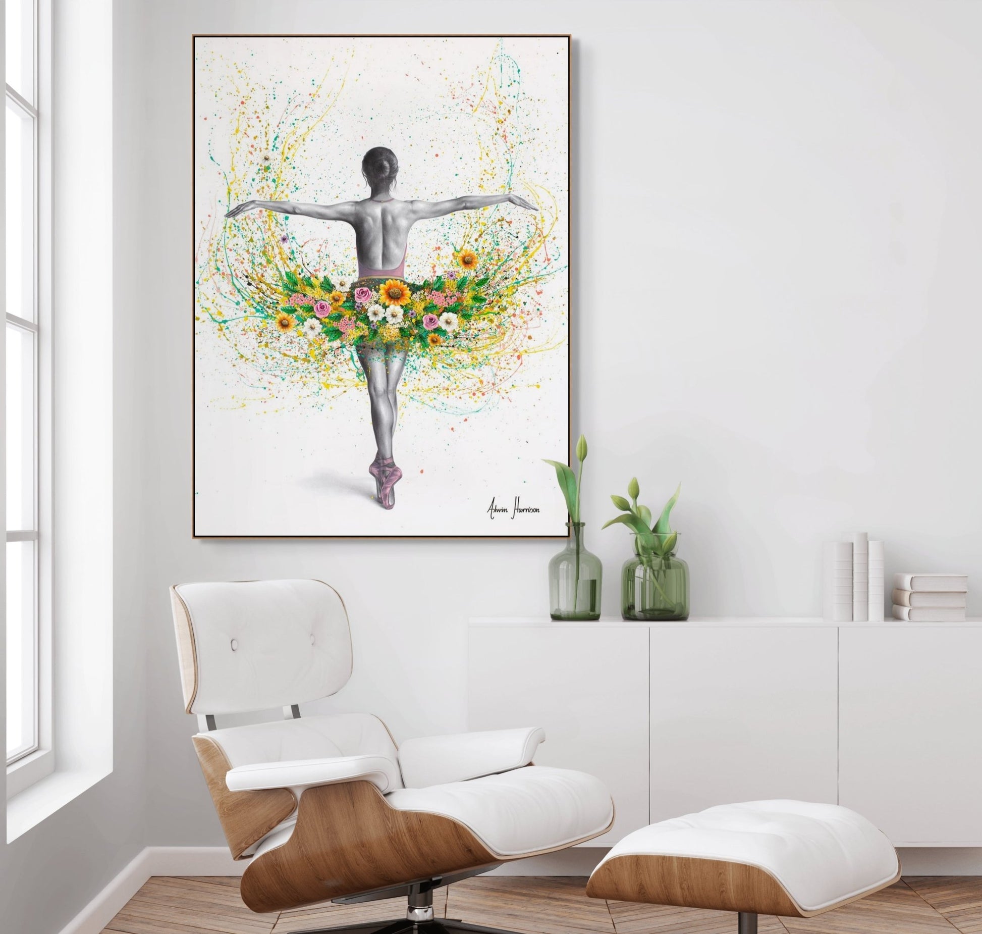 Spring Floral Dancer - Limited Edition Fine Art Giclée Prints - Studio One Noosa