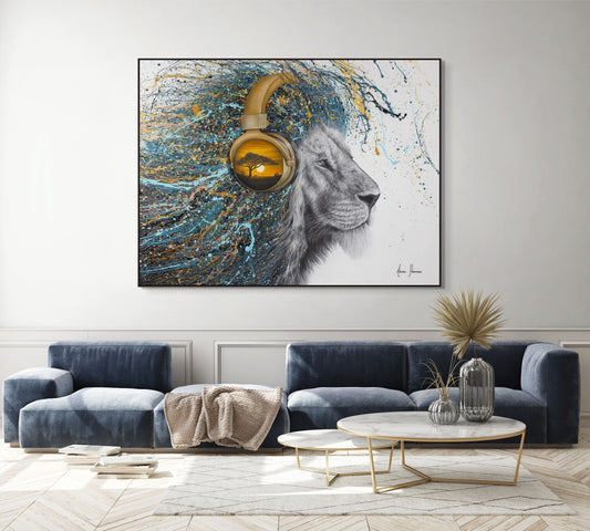 Horizon Harmony Lion  - Limited Edition Fine Art Giclée Prints