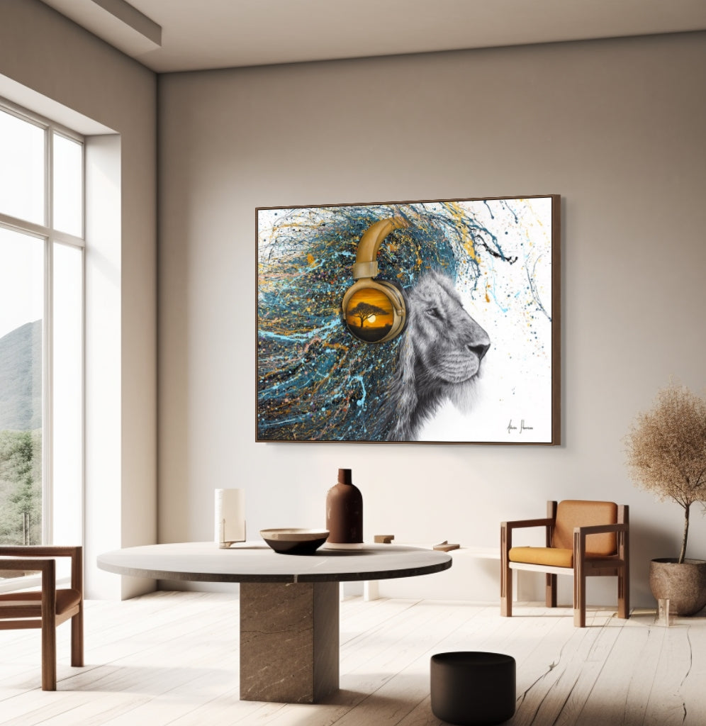 Horizon Harmony Lion  - Limited Edition Fine Art Giclée Prints