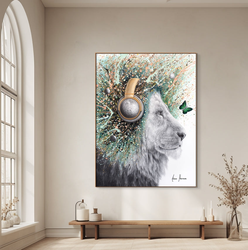 Lunar Lion  - Limited Edition Fine Art Giclée Prints