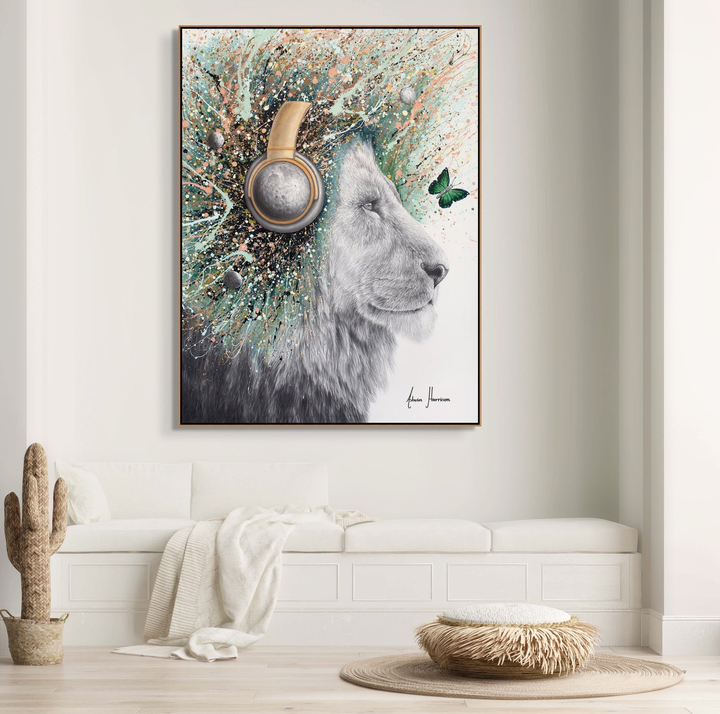 Lunar Lion  - Limited Edition Fine Art Giclée Prints