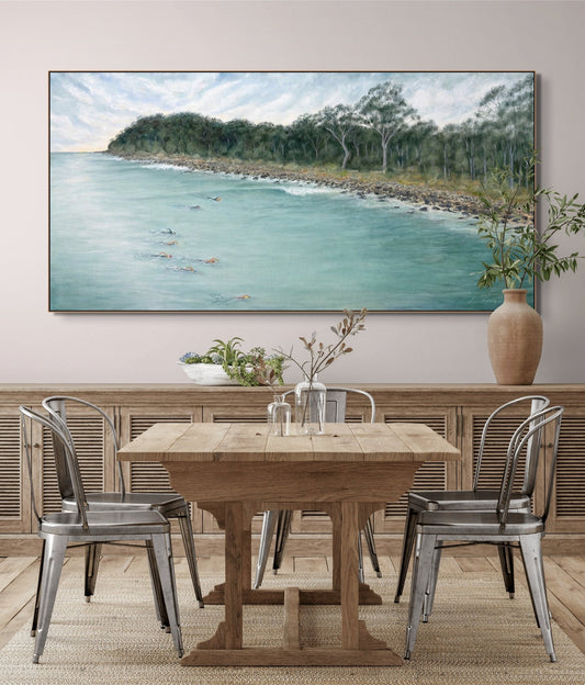 Winter Swim to Two Trees - LIMITED EDITION - Fine Art Prints - Studio One Noosa