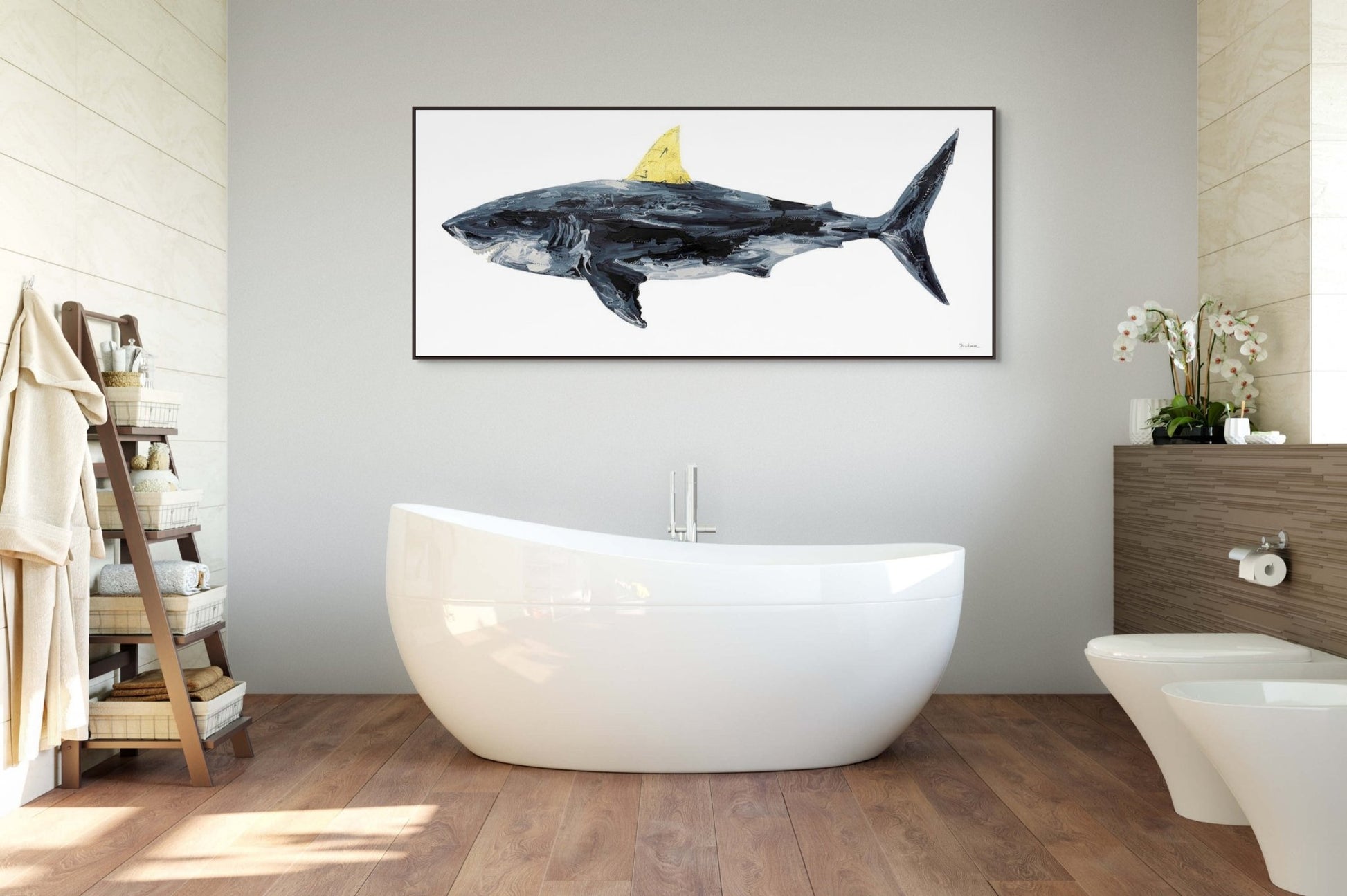 Worth Their Weight in Gold (Great White) - Fine Art Prints - Studio One Noosa